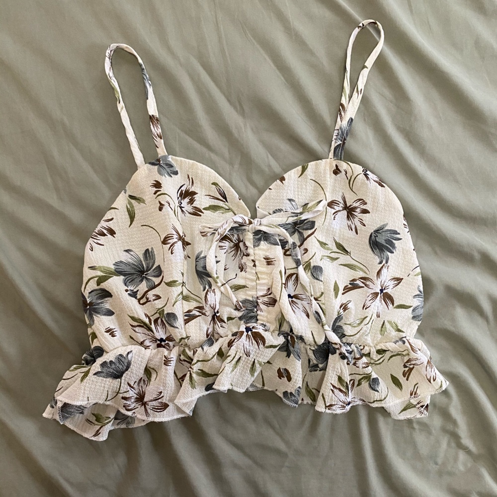 Floral crop top